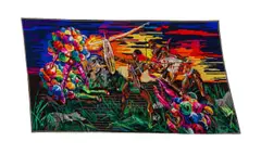 Athi-Patra Ruga, Invitation...Presentation...Induction, wool embroidered on canvas tapestry