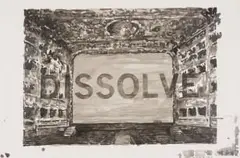 William Kentridge, Dissolve, ink on paper
