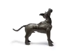 David Brown, Two Men and their Dog, bronze with a brown patina