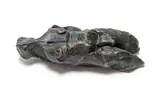 Walter Battiss, Reclining Male Figure, bronze with a verdigris patina