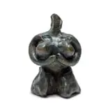Walter Battiss, Standing Woman, bronze with a verdigris patina