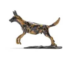 David Tomlinson, Flyer, bronze with a black patina