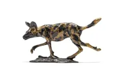 David Tomlinson, Spoor, bronze with a black patina