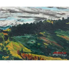 Samuel Cairncross, View from Kotinga St - Kilbirnie