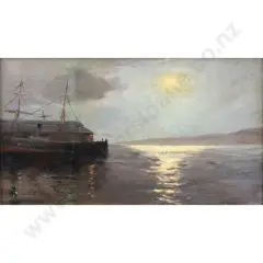 Wellington Harbour by George Edmund Butler, sold Jul 2026