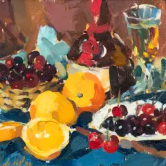 Gaston de Vel, Oranges and Cherries
