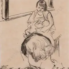 Helen Crabb, Figure Study Mother & Children