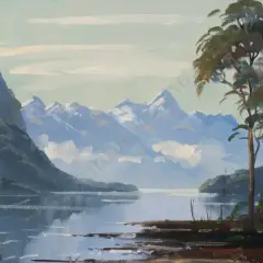 Peter Beadle, Early Morning - Lake Manapouri