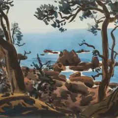 Wellington Coastal Scene by Robin Kay, sold Jun 2026