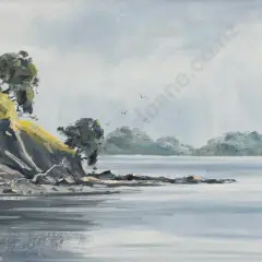 Misty Morning - Saddle Island by C B Lawrie, sold Jun 2026