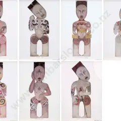 Robyn Kahukiwa, Nga Pou Wahine Prints (one a/f) (7)