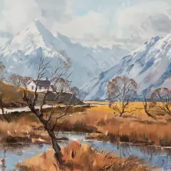 Aston Greathead, Mt Cook from the Old Road to the Hermitage
