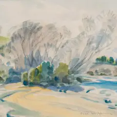 Afternoon Light - Tengawai River by Enga Washbourn, sold Jun 2026