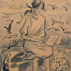 T. A. McCormack, Girl with Gulls