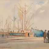 T. A. McCormack, Wellington Dockside Scene