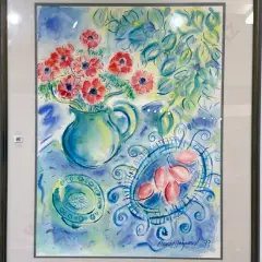Still Life with Anemones by Annie Hayward, sold Jun 2026