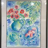 Annie Hayward, Still Life with Anemones