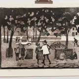 Stewart Bell Maclennan, Park Scene (unframed)