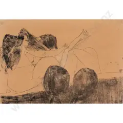 Stripper Study 4 by Pat Hanly, sold Mar 2026