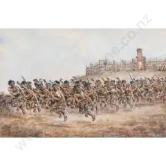 Te Arawa Peruperu at Maketu Pā by Horatio Gordon Robley, sold Mar 2026