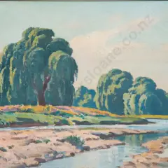 W. Basil Honour, Riwaka River Landscape