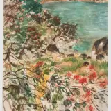 Richard Chrisp, Pohutukawa Above the Bay