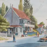Untitled Street Scene by Mary Margaret Gore Spicer, sold Feb 2026
