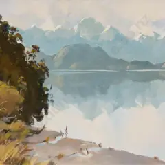 Morning - Lake Kaniere by Brent Trolle, sold Feb 2026