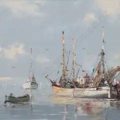 Erich Zimmermann, Coastal Scene