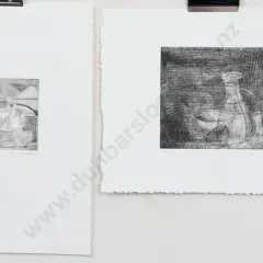 Steve Austin, Two Unframed Etchings