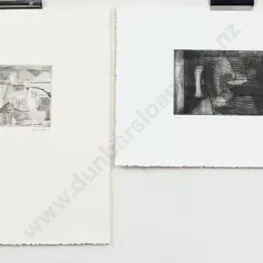Steve Austin, Two Unframed Etchings