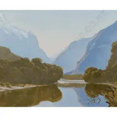 Murray Ayson, The Worsley River - Lake Te Anau