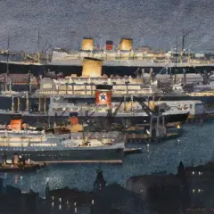 Alan G Collins, Wellington Wharves - July 1951 - Year of the Waterfront Strike