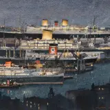 Alan G Collins, Wellington Wharves - July 1951 - Year of the Waterfront Strike