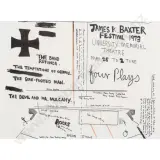 Colin McCahon, James K. Baxter Festival 1973