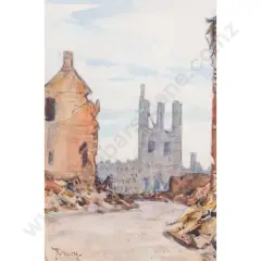 Nugent Welch, The Cloth Makers Guild Hall Ypres