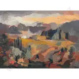 Douglas MacDiarmid, Landscape at Gignac