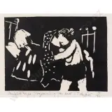 Trevor Moffitt, Miner's Wife Preparing for Bed
