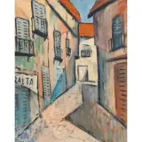 Melvin Day, Street Scene, Toledo, Spain