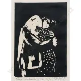 Trevor Moffitt, Miner Embracing His Wife