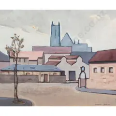 Back of the Convent by Charles Herbert Smales Tole, sold Nov 2025