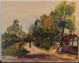 Frans v.d gouache op papier, Frans vd Berg, gouache op papier, Frans v.d