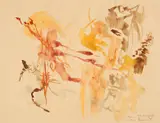 Bernard Schultze, Ohne Titel, Aquarell auf Velin