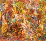 Bernard Schultze, Ohne Titel, Pastell auf Karton