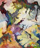 Bernard Schultze, "Bäume wie Schlangen", Öl auf Leinwand