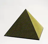 Roy Lichtenstein, Pyramid, 1968, Farbserigrafie auf Karton