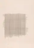 Günther Uecker, Ohne Titel, Bleistiftzeichnung und handschriftliche Verweise auf festem Papier