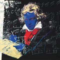 Beethoven by Andy Warhol, 1987, screenprint in colors on Lenox Museum Board, sold Nov 2015