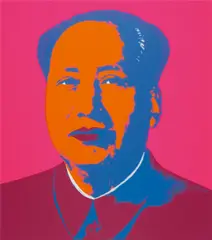 Mao by Andy Warhol, Serie von fünf Farbserigrafien auf Karton, sold Nov 2015