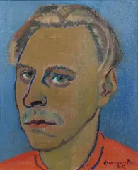Jan Vaerten, Portret van A. Weber, olieverf op doek